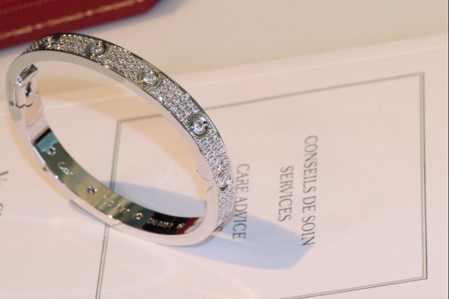 Cartier Pavéd Diamonds Love Bracelet