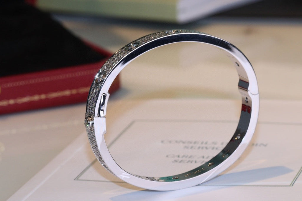 Cartier Pavéd Diamonds Love Bracelet