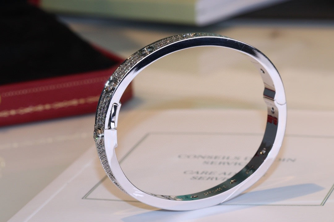 Cartier Pavéd Diamonds Love Bracelet