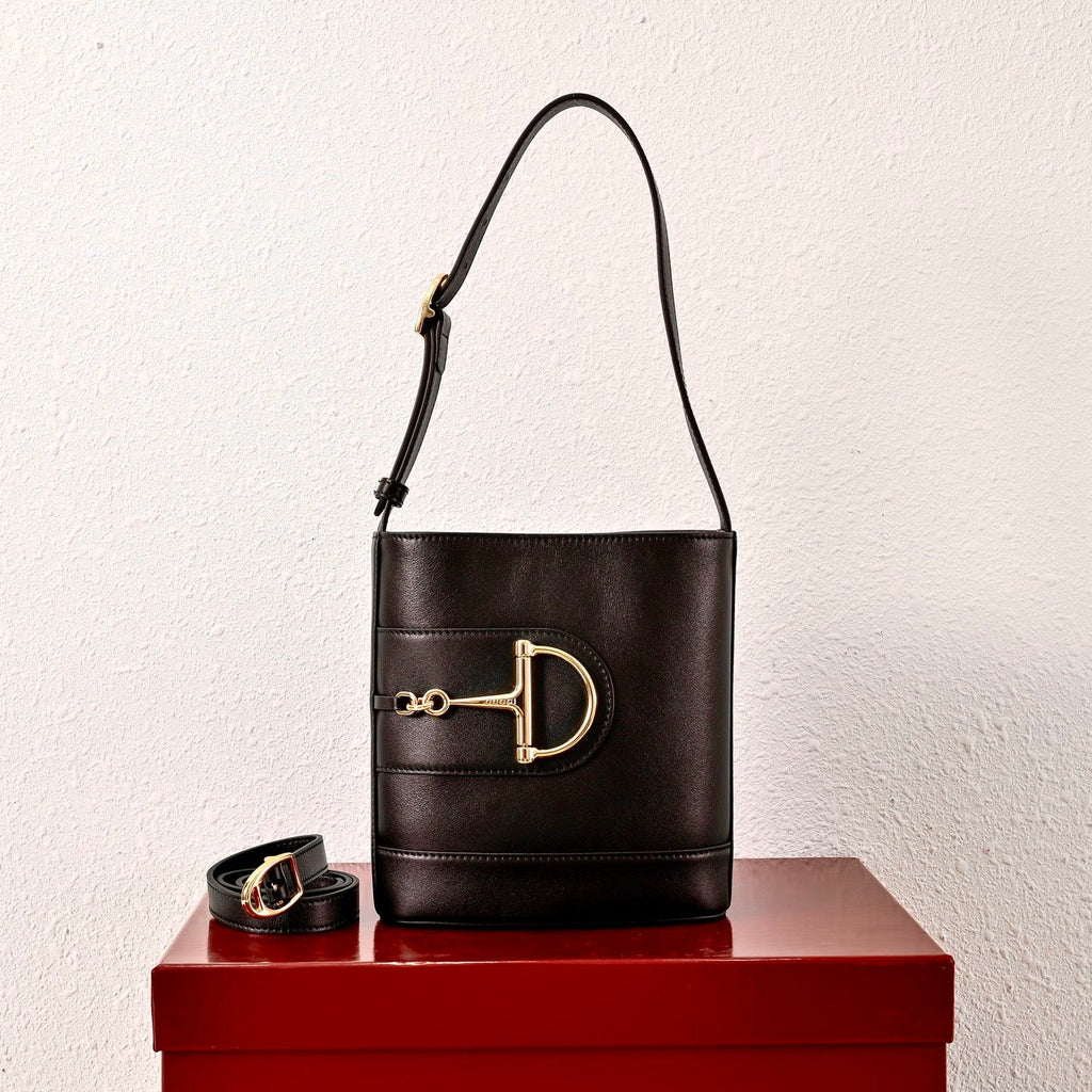 Gucci 73 Series Horsebit Bucket Bag