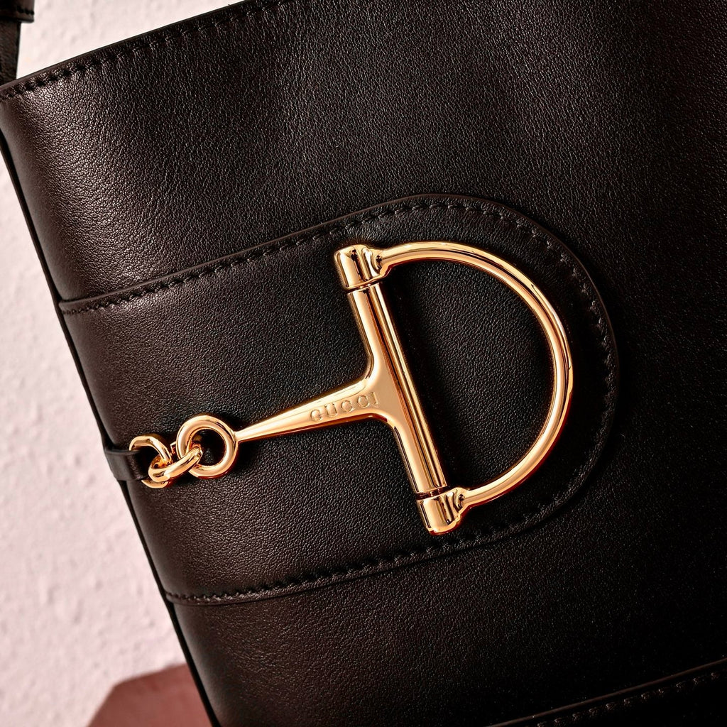Gucci 73 Series Horsebit Bucket Bag