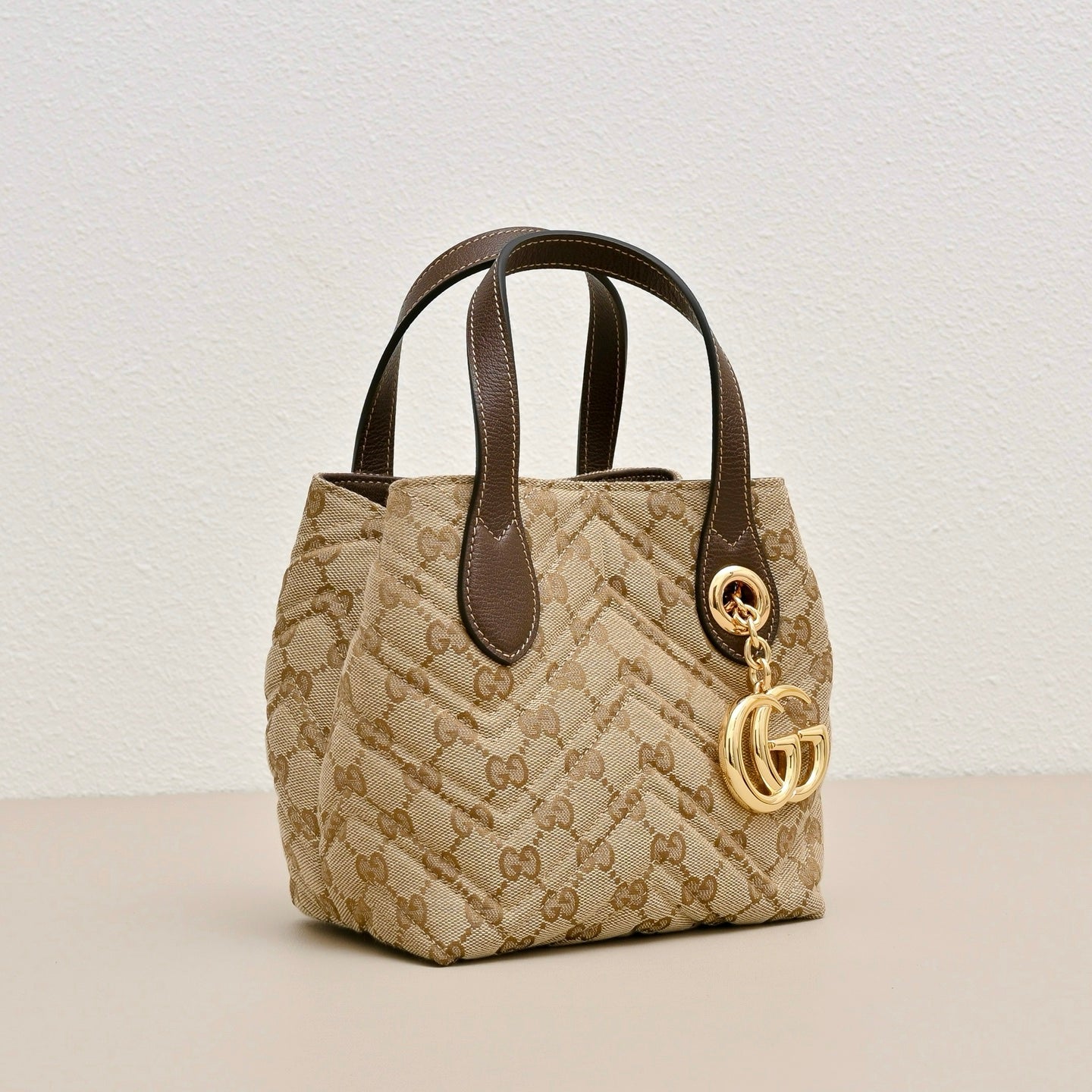 Gucci GG Marmont Small Canvas Tote Bag