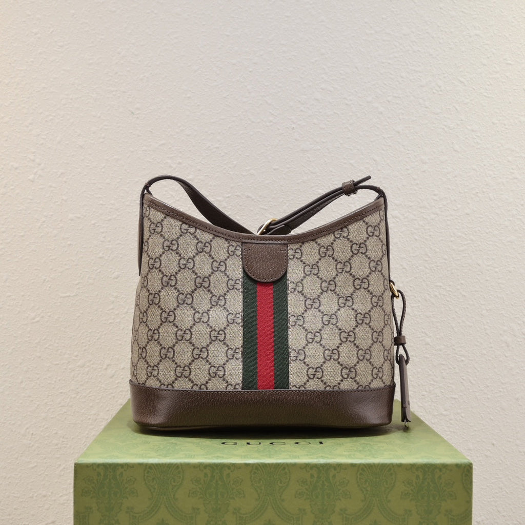 Gucci Ophidia GG Supreme Bucket Bag