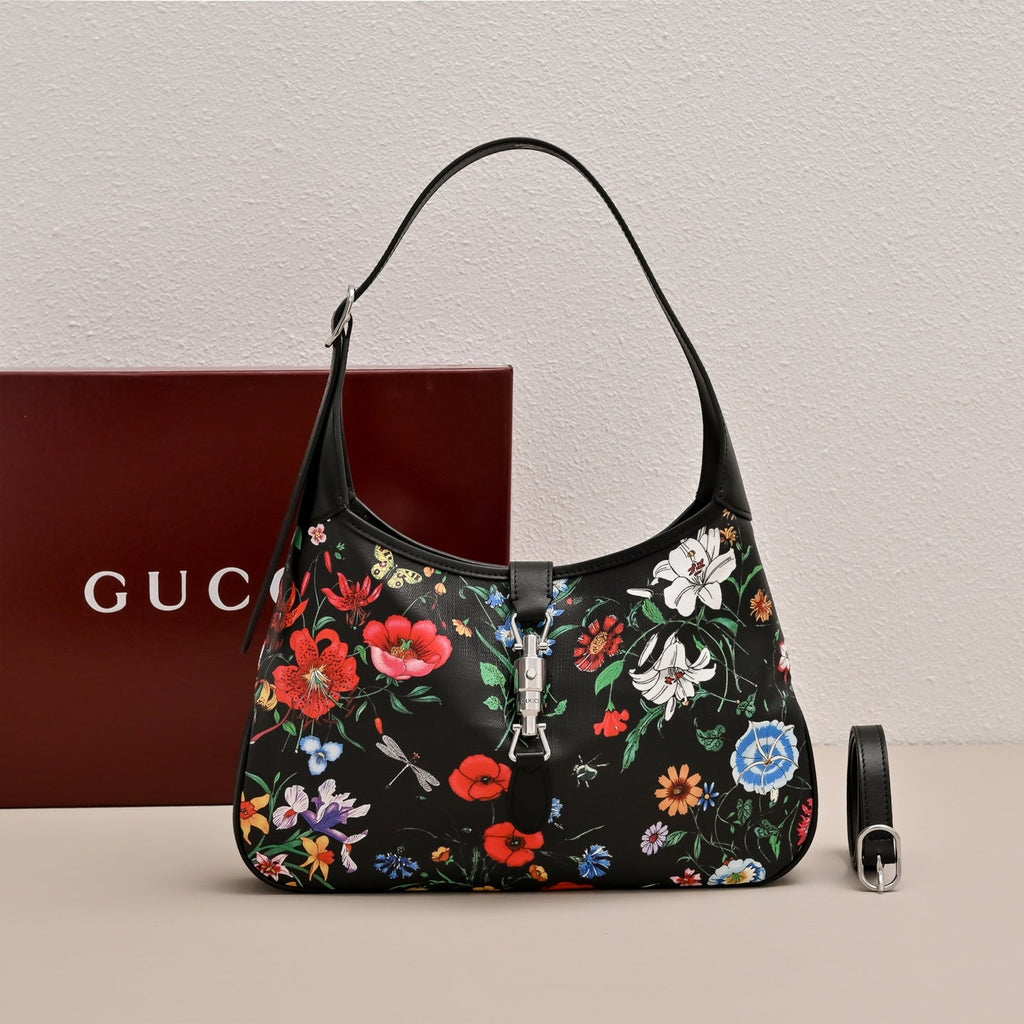 Gucci Jackie 1961 Flora Shoulder Bag