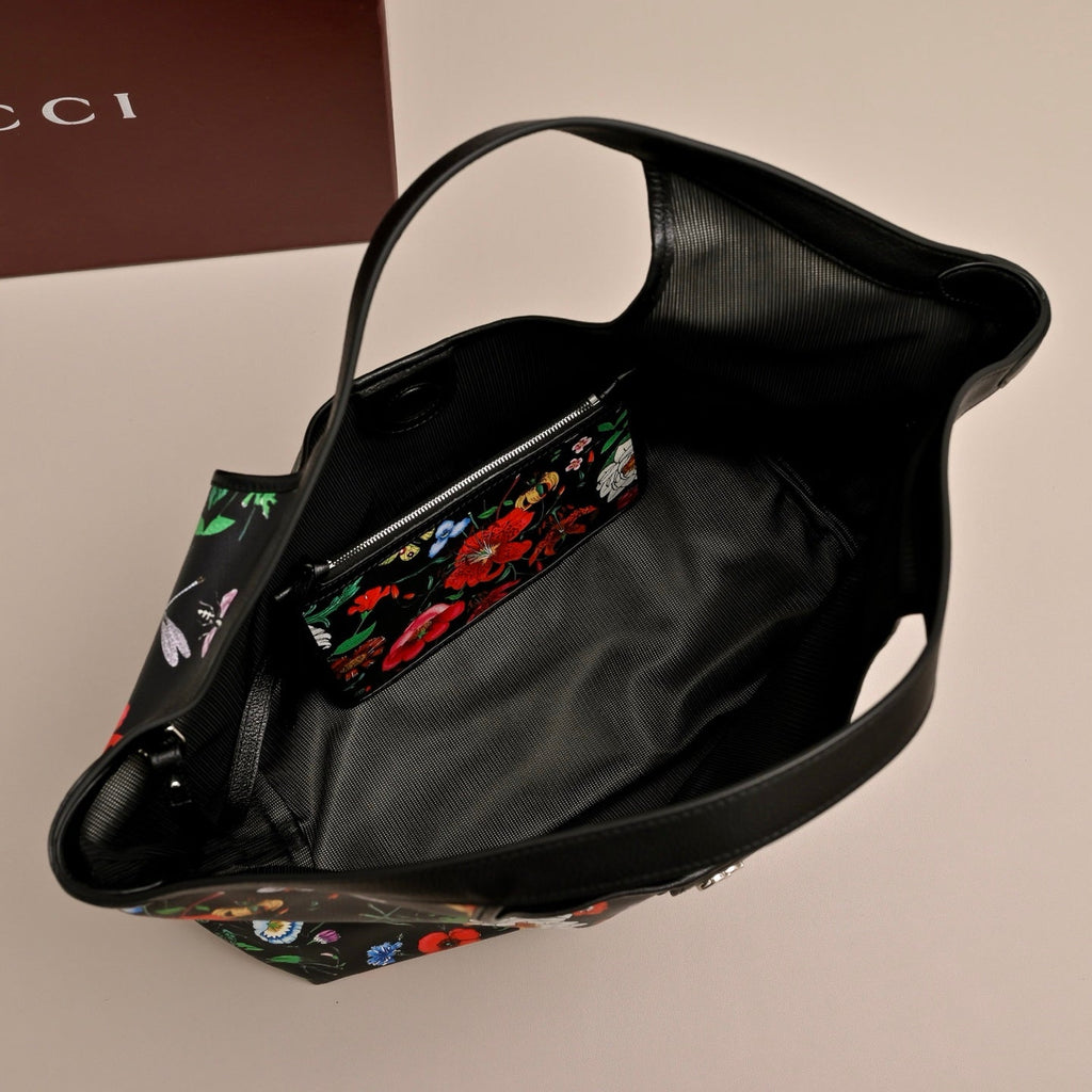 Gucci GG Giglio Floral Tote Bag